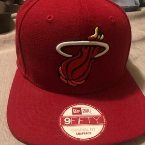 Miami Heat New Era Snapback Red